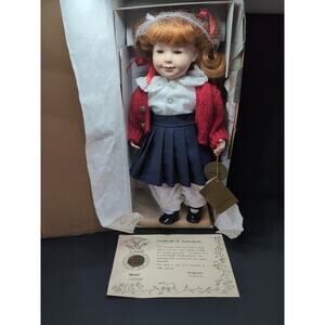 Kingstate Porcelain Doll Wanda, The Prestige Collection, Vintage 15"‎ Doll, Rare